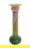 Lundberg Studios Art Glass Peach Blossom Craftsman Bud Vase #100259