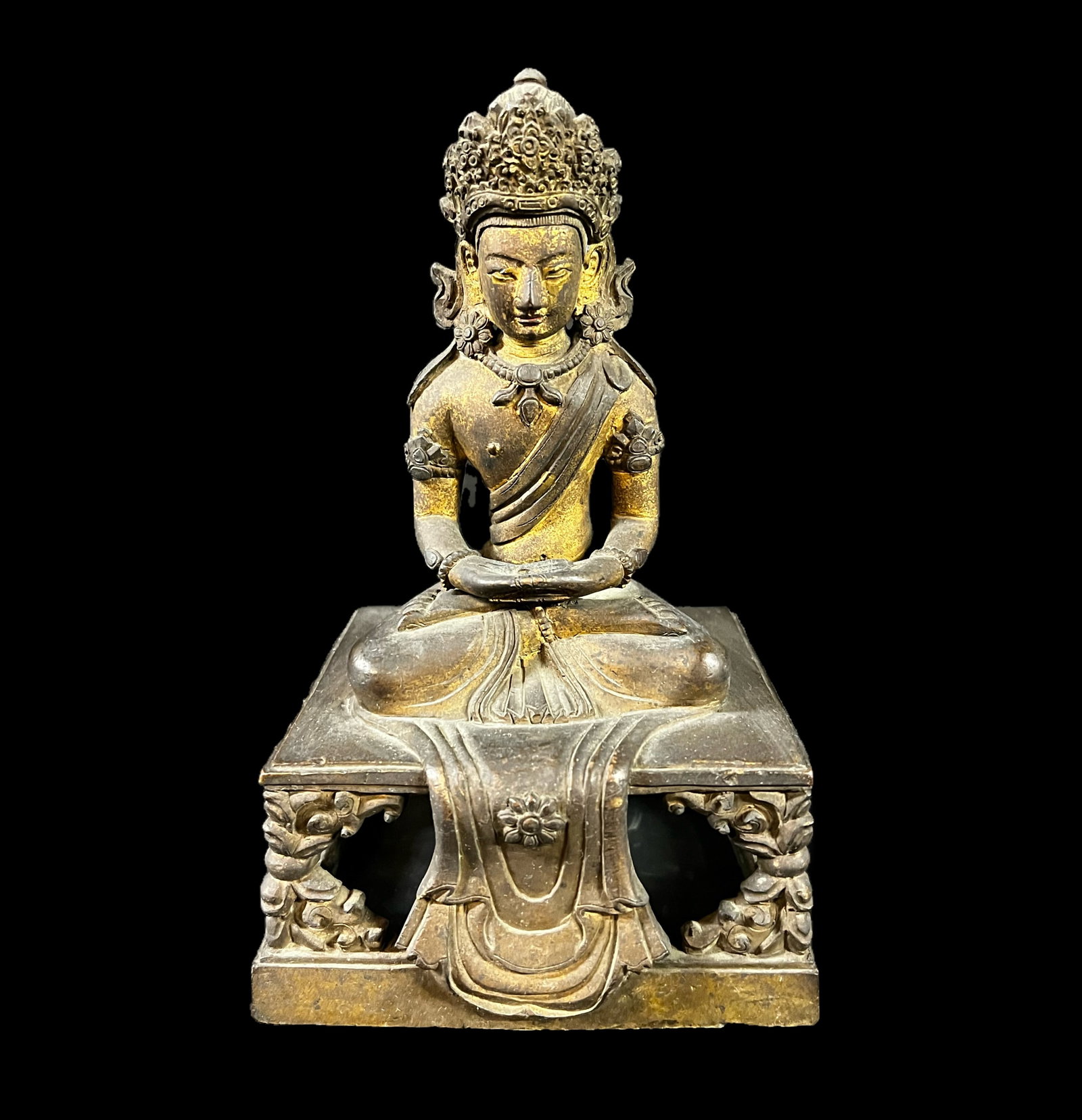 Gilt Bronze Amitayus Buddha (1 of 9)