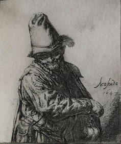 Adriaen Jansz Van Ostade Dutch 1610-1685 Etching Organ Grinder (1 of 3)