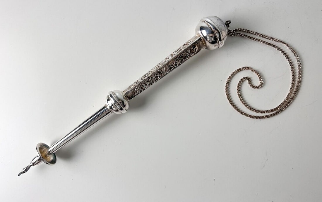 Sterling Silver Judaica Torah Pointer Yad (1 of 10)