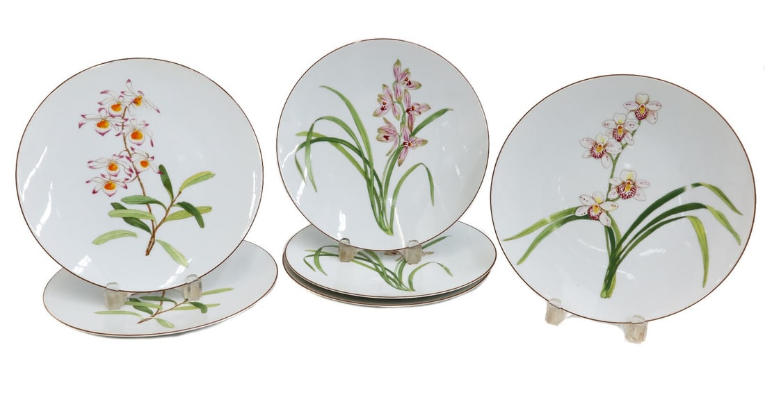 HERMES Jardin des Orchidées 陶器皿 Hermes Jardin des Orchidees Porcelain Dinnerware - Ark