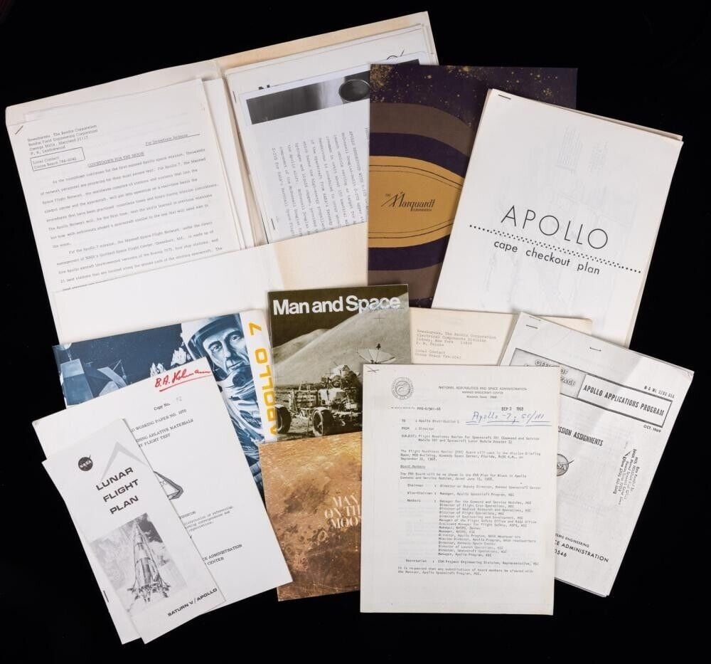 Sixteen Publications & Documents Apollo Program Bernard Hohmann Collection (1 of 1)