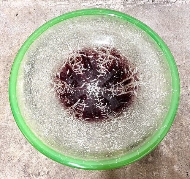 20in Monumental Karl Wiedmann for WMF Ikora Art Glass Bowl Germany c1930-40 (1 of 7)