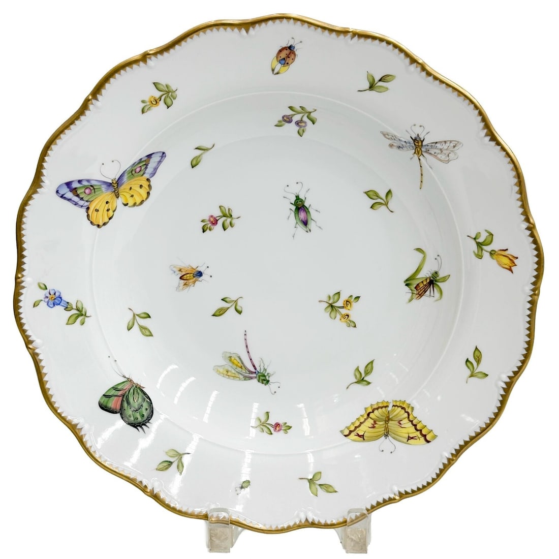Anna Weatherley Designs Hand Painted Porcelain Round Platter Spring Budapest (1 of 6)