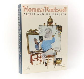 Thomas S. Buechner  'Norman Rockwell: Artist Illustrator'. 1st Edition w/ DJ: Buechner, Thomas S. 'Norman Rockwell: Artist and Illustrator'. Harry N. Abrams, 1996. 1st Edition Hardback book Red Cloth boards, gold lettering & Dust Jacket. From the estate of Beverly Hills sociali