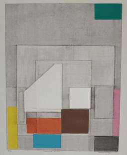 Norio Azuma Japanese Amer 1928-2004 Serigraph Flower Zone Ltd Ed signed: Norio Azuma (Japanese American 1928-2004) Serigraph on Canvas, "Flower Zone", #35/60. signed in pen. 3lbs Attended the Kanazawa Art College in Kanazawa, Ishikawa, Japan. At some point he immigrated to
