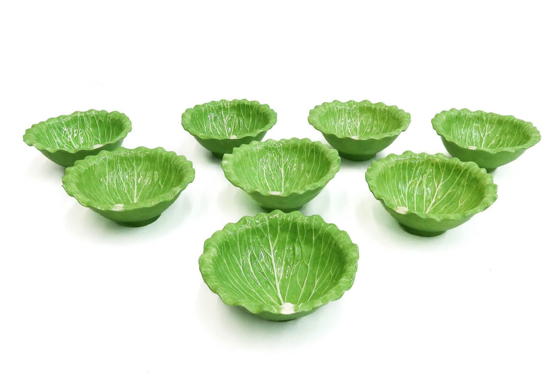 8 Dodie Thayer Jupiter Earthenware Lettuce Bowls (1 of 10)