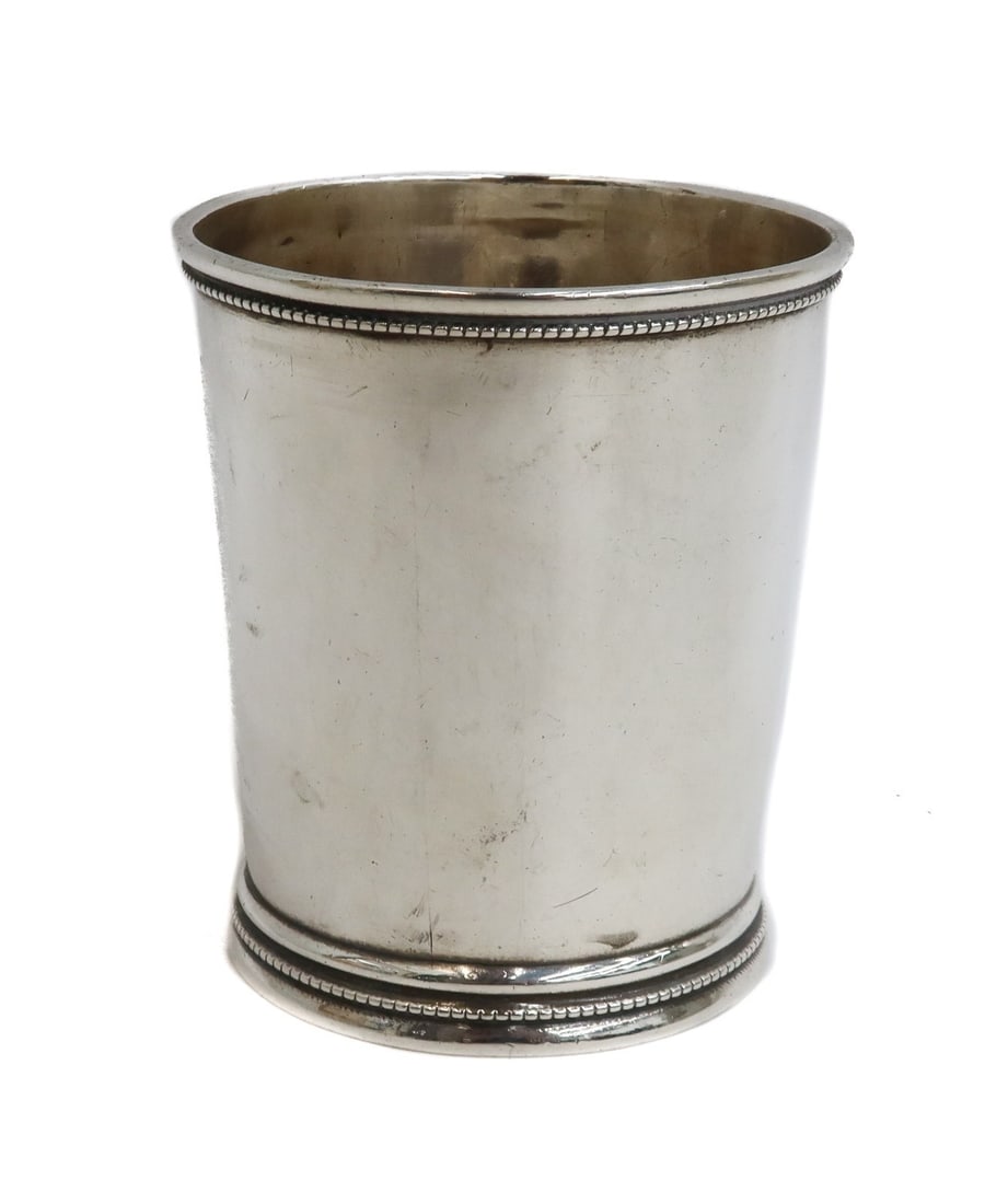Wood and Hughes American Coin Silver Julep Cup circa 1860 (1 of 6)