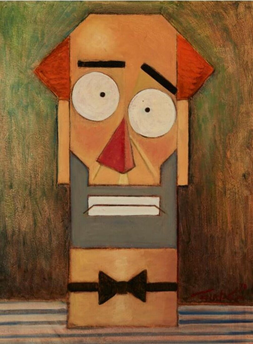 20th Century American School Oil Painting Mid Century (1 of 3)