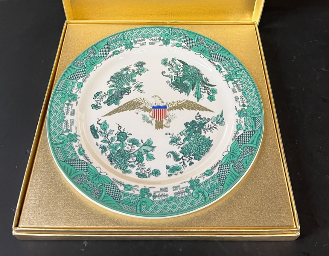 Ronald Reagan Inauguration Shenango Candlelight Mottahedeh Dinner Plate 1981 (1 of 7)