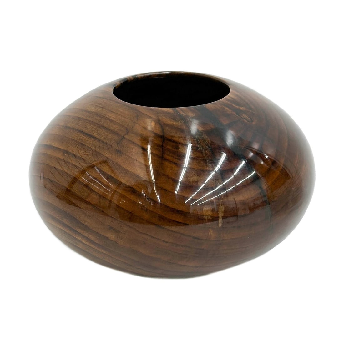 Philip Moulthrop American Red Bud Turned Wood Vessel Signed (1 of 8)