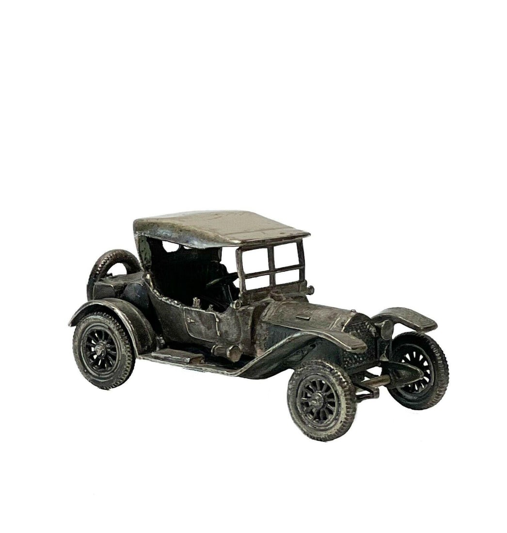 Uno A Erre Italian 835 Silver Miniature Model Car circa 1980 (1 of 6)