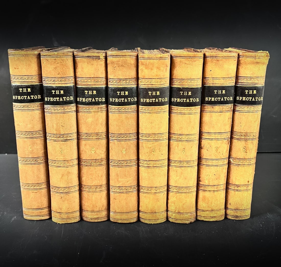Joseph Addison, The Spectator in 8 Volumes 1766 (1 of 13)