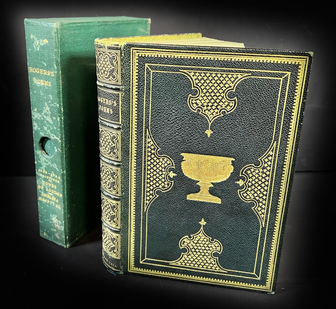 Double Fore Edge Painting Poems by Samuel Rogers 1834 (1 of 13)