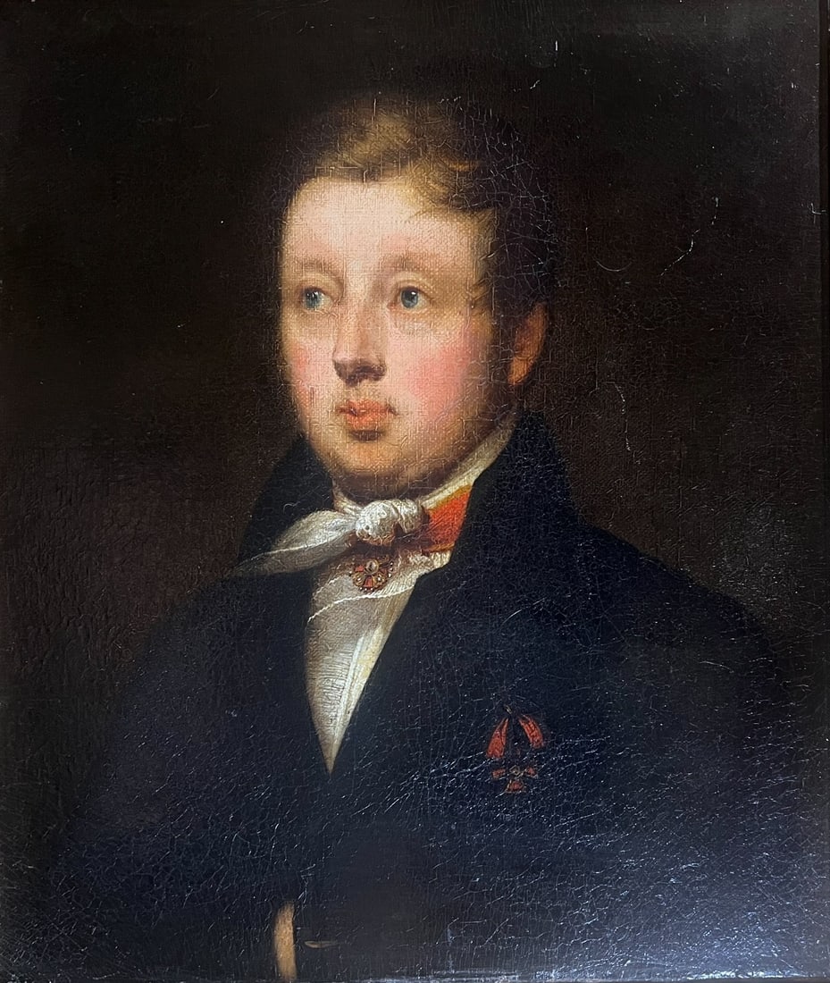 Oil painting 19th century portrait of a gentleman (1 of 10)