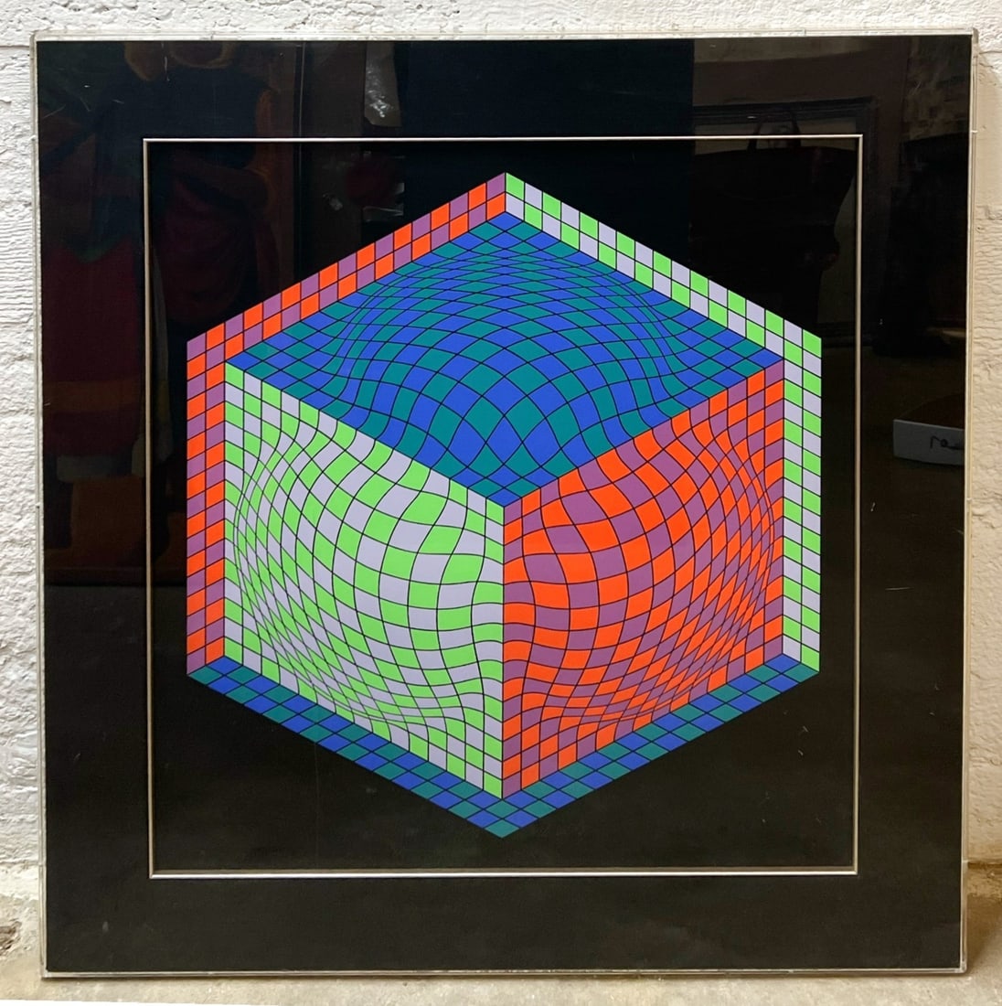 Victor Vasarely Serigraph Bi-Dagg 1981 Signed Ltd Edition (1 of 10)