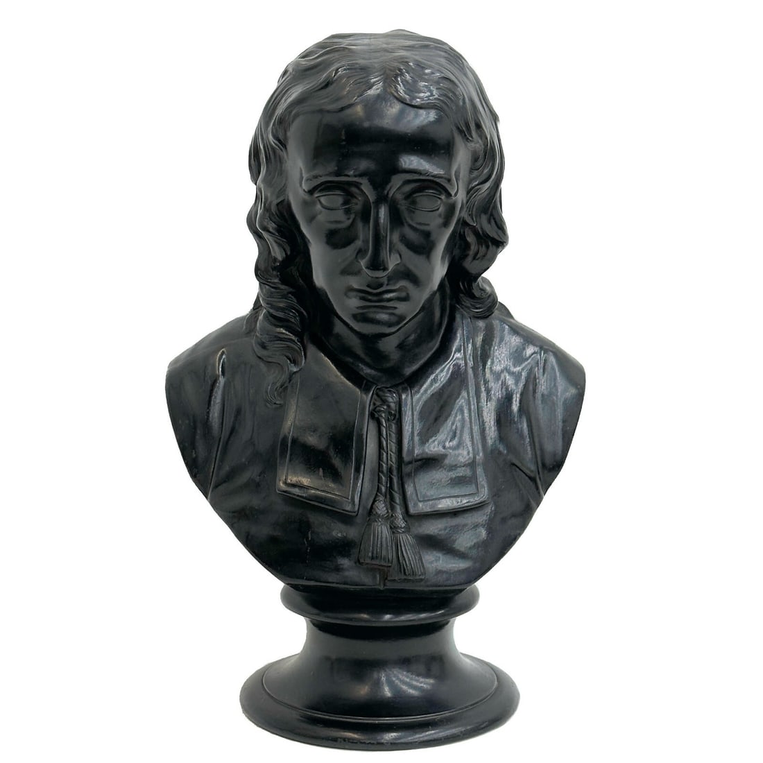 Wedgwood England Black Basalt Bust of Milton after EW Wyon 19th century (1 of 8)