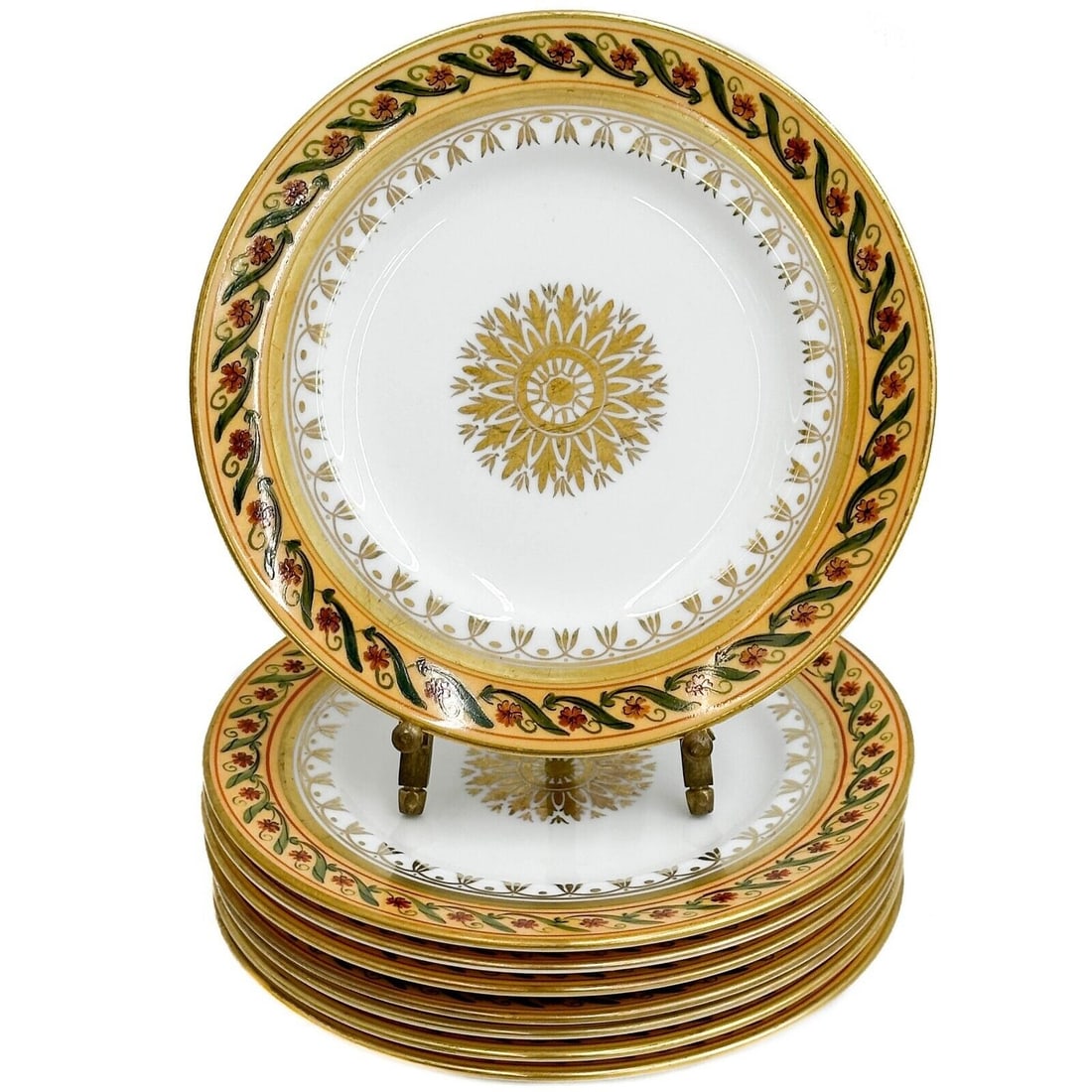 8 Tiffany Le Tallec Private Stock Porcelain Bread & Butter Plates in Directoir (1 of 4)