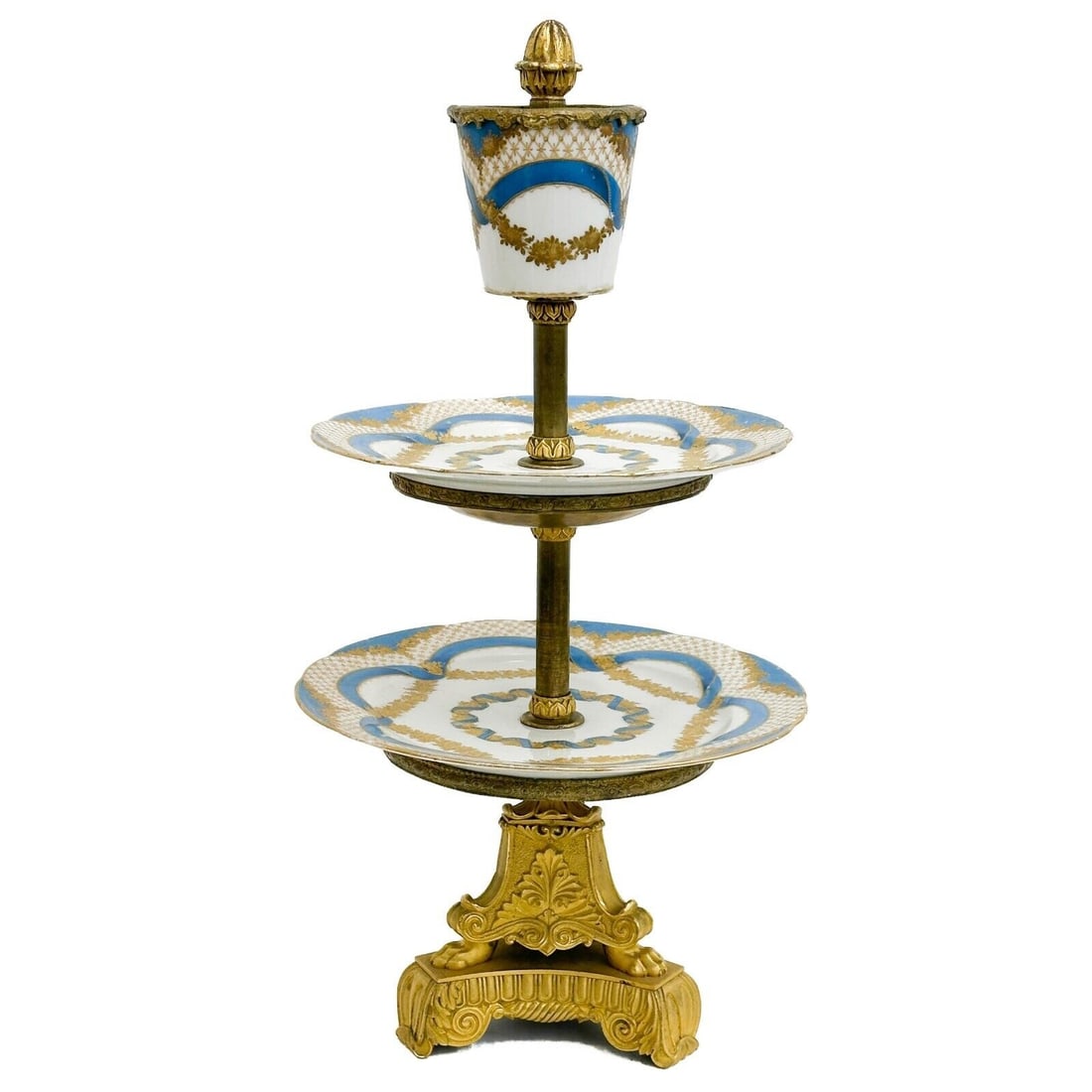 Sevres Porcelain Empire Gilt Bronze Mounted Epergne Tazza 1st half 19th century (1 of 6)