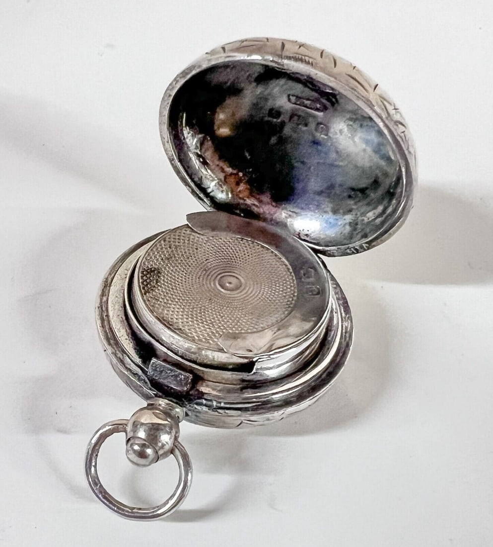 Sterling Silver Chatelaine Coin case Samuel M Levi 1904 (1 of 5)