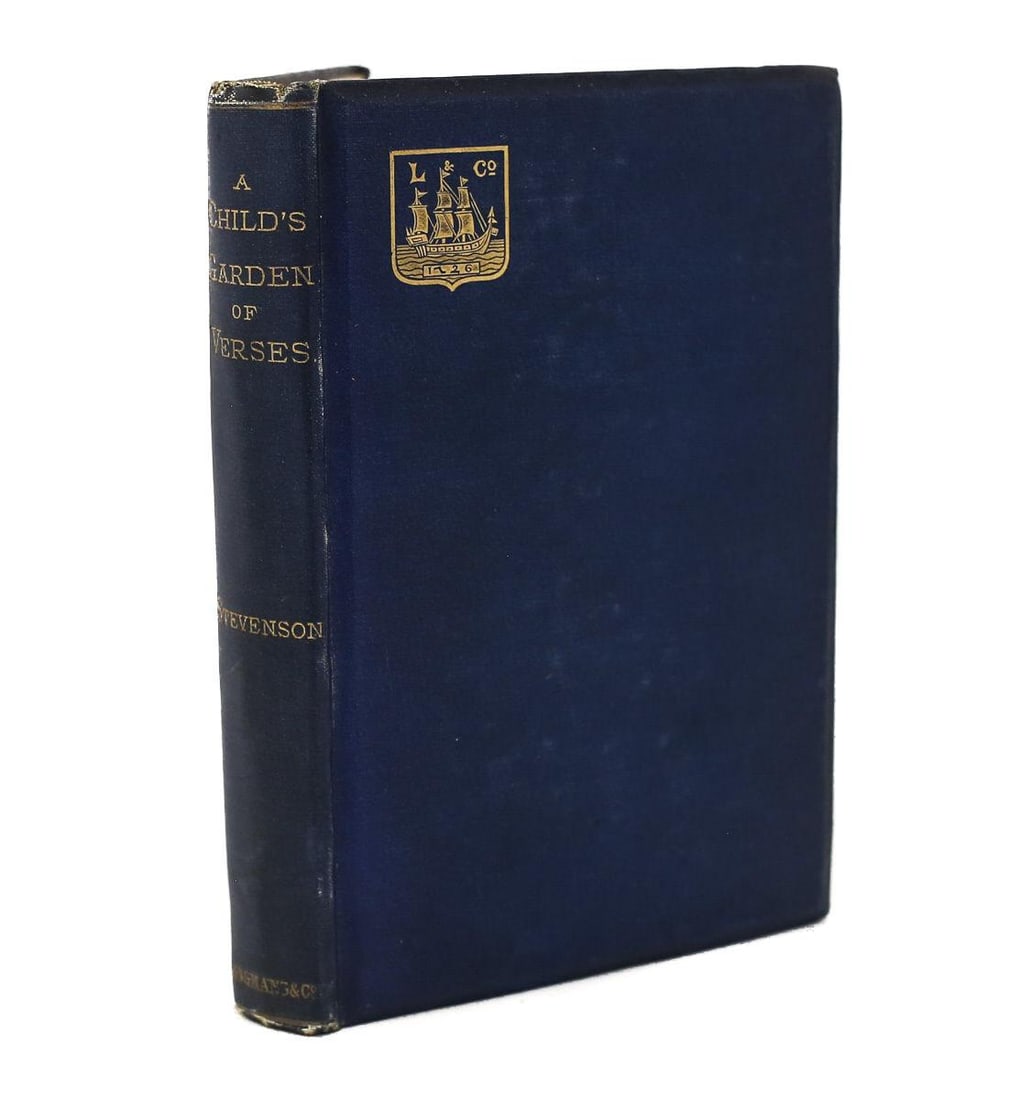 Robert Louis Stevenson 'A Child's Garden of Verses'. 1885, 1st Ed (1 of 3)