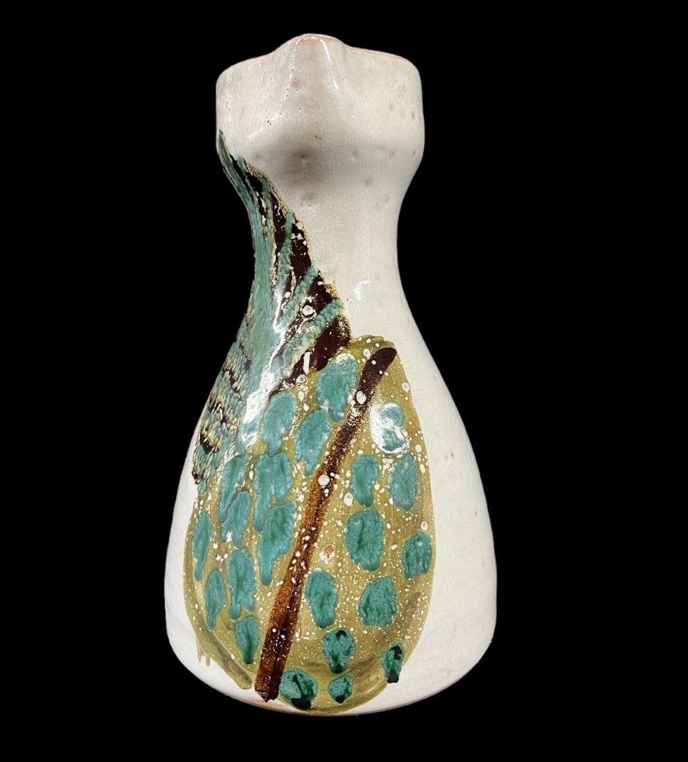 Mid Century French Vallauris Ceramic Pitcher Naumovitch Gourju (1 of 11)