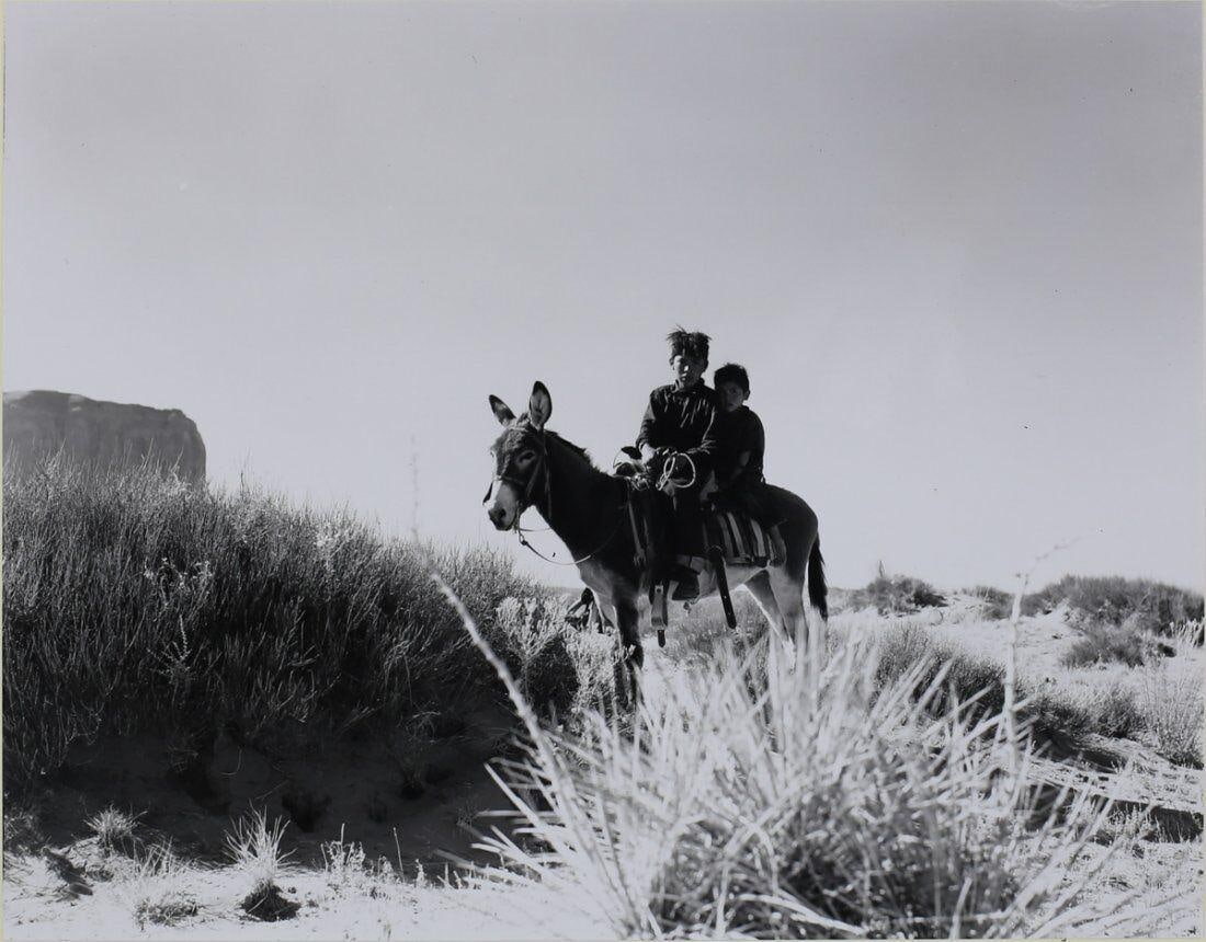 Josef Muench American 1904-1998 B/W Gelatin Silver Photograph Desert Children (1 of 4)