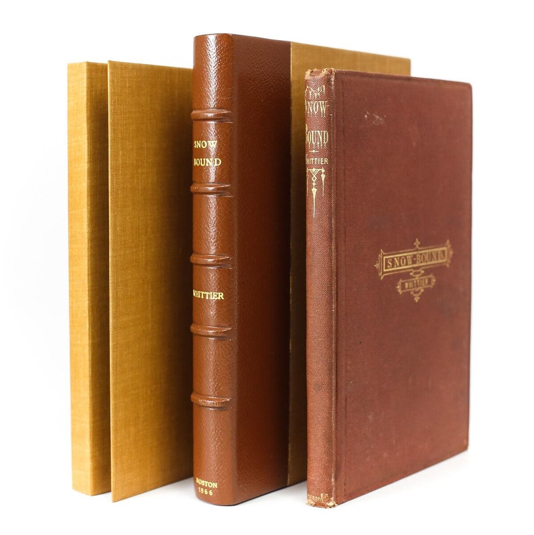 1st Edition John Greenleaf Whittier Snow Bound A Winter Idyl Ticknor and Fields (1 of 7)