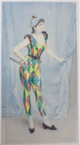 Daniel Hernandes Morillo Chromolithograph Harlequin (1 of 6)