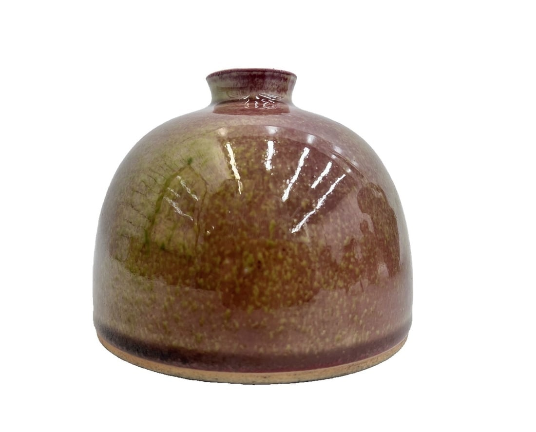 Chinese Peach Bloom glazed Water Pot Taibai Zun (1 of 8)