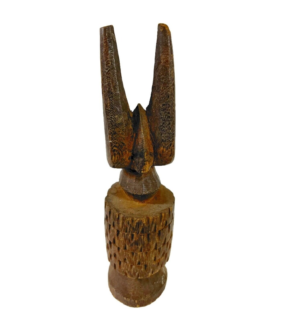 African Hand Carved Wood Shrine figure Nigeria Igbo c 20th century (1 of 6)