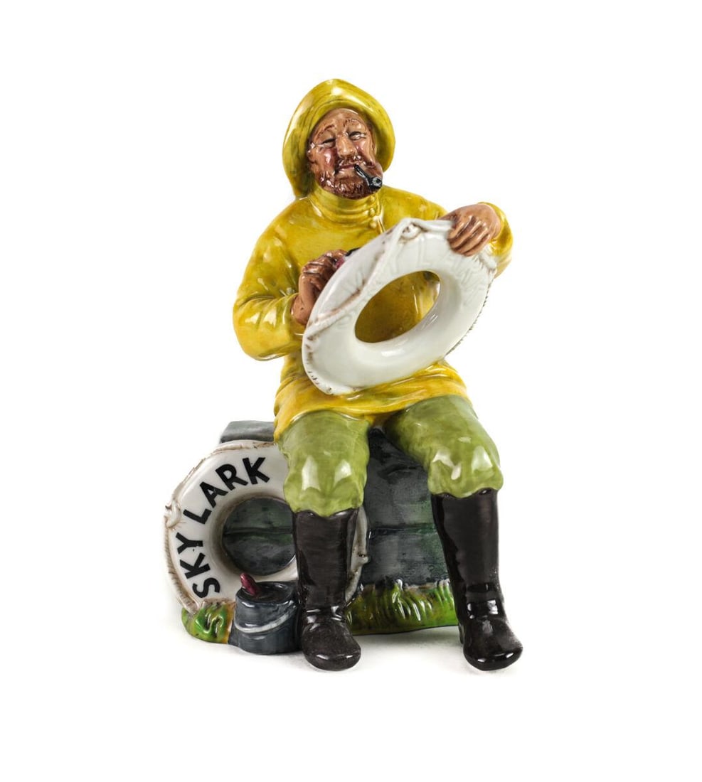 Royal Doulton Hand Painted Porcelain Figurine "The Boatman" HN 2417 (1 of 4)