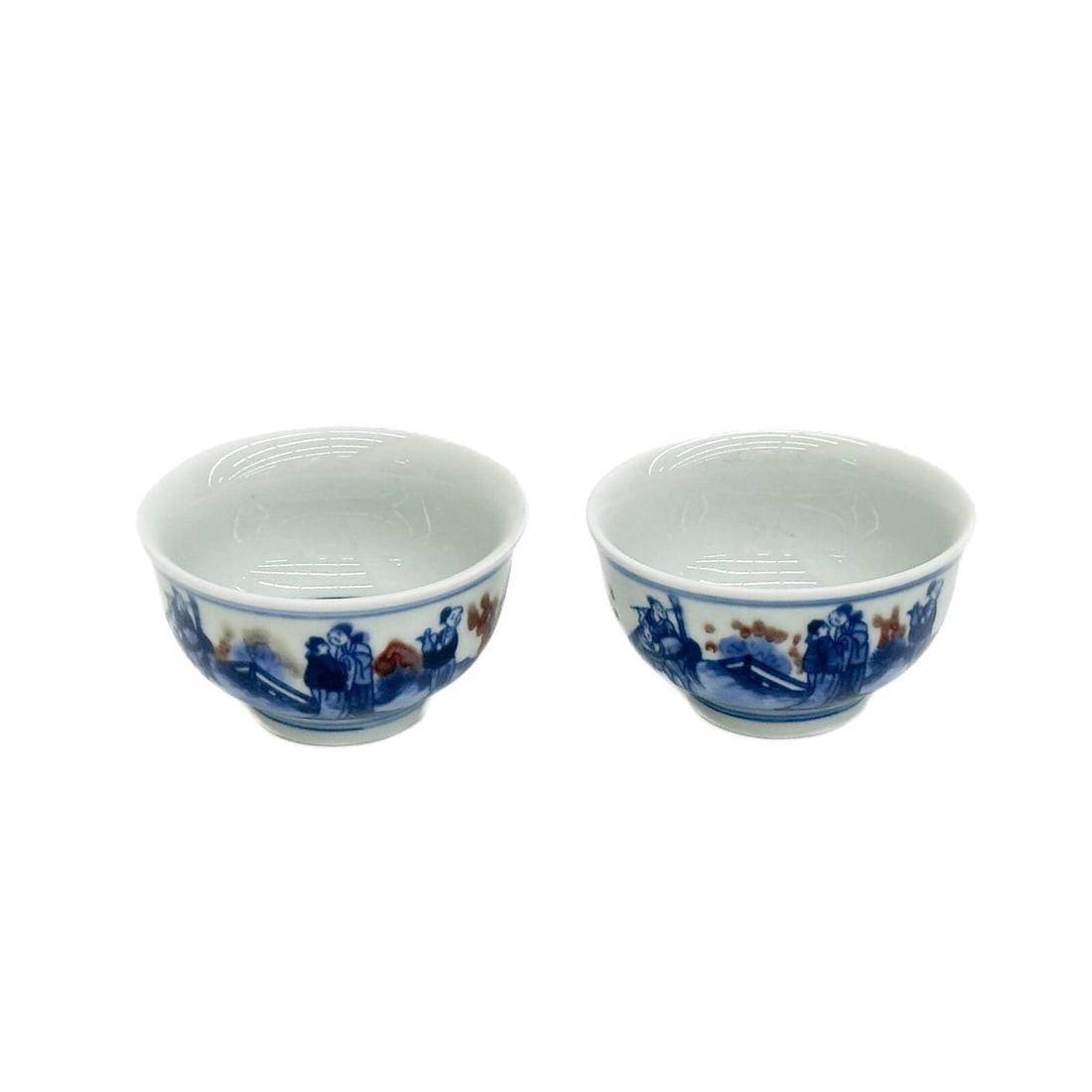 Pair Chinese Porcelain Tea Cups (1 of 3)