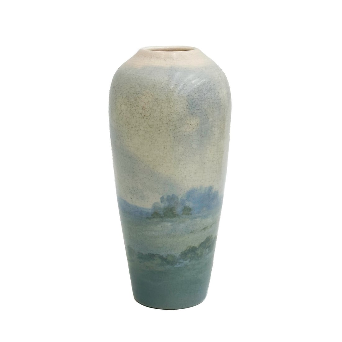 Ed Diers Rookwood Art Pottery Vellum Vase Landscape 2033 E V 1914 (1 of 8)