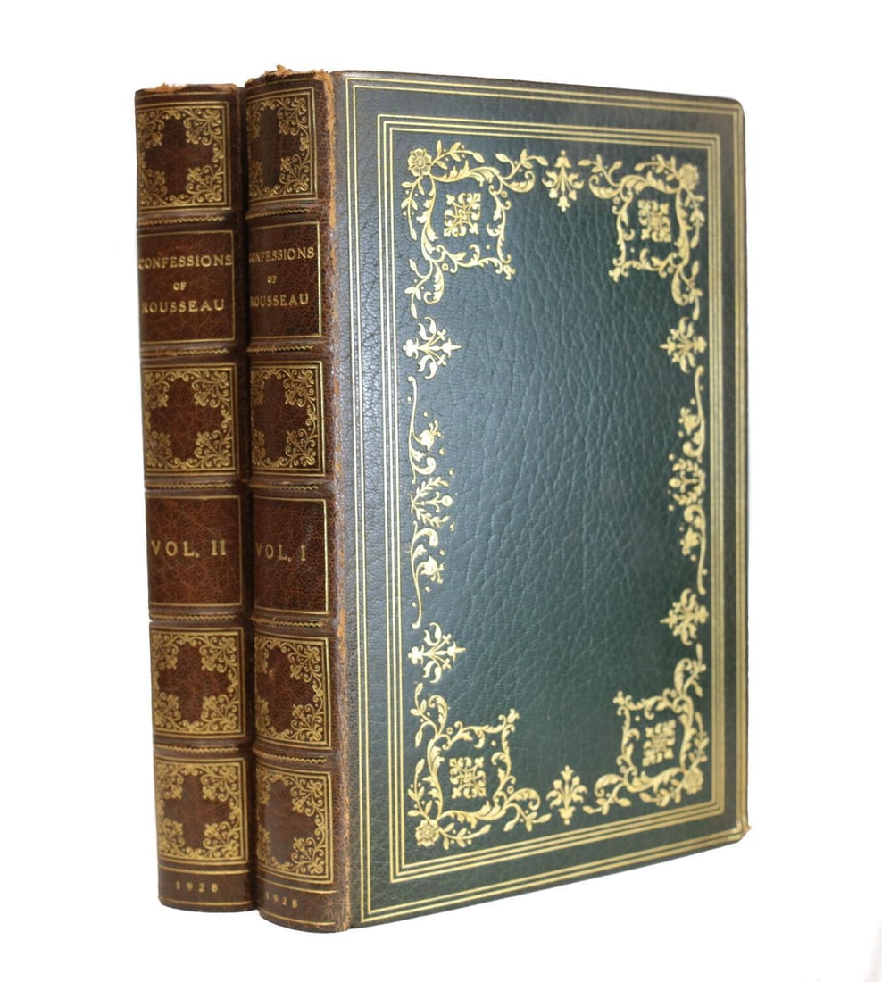 Edmond Hedouin, The Confessions of Jean Jacques Rousseau, Vol I and II 1928 (1 of 9)