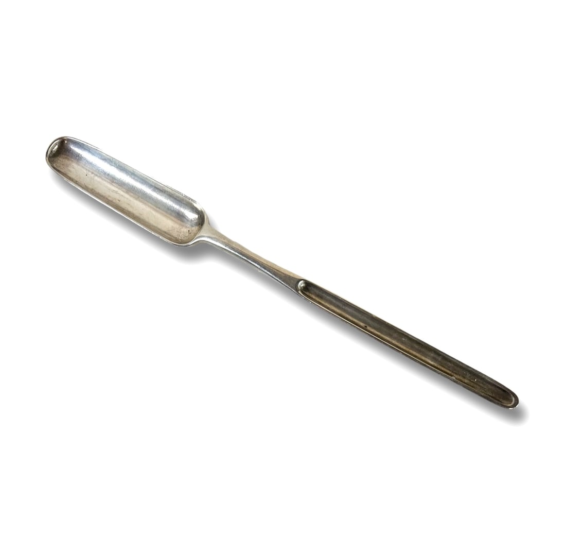 George II Sterling Silver Marrow Scoop London 1754 (1 of 5)