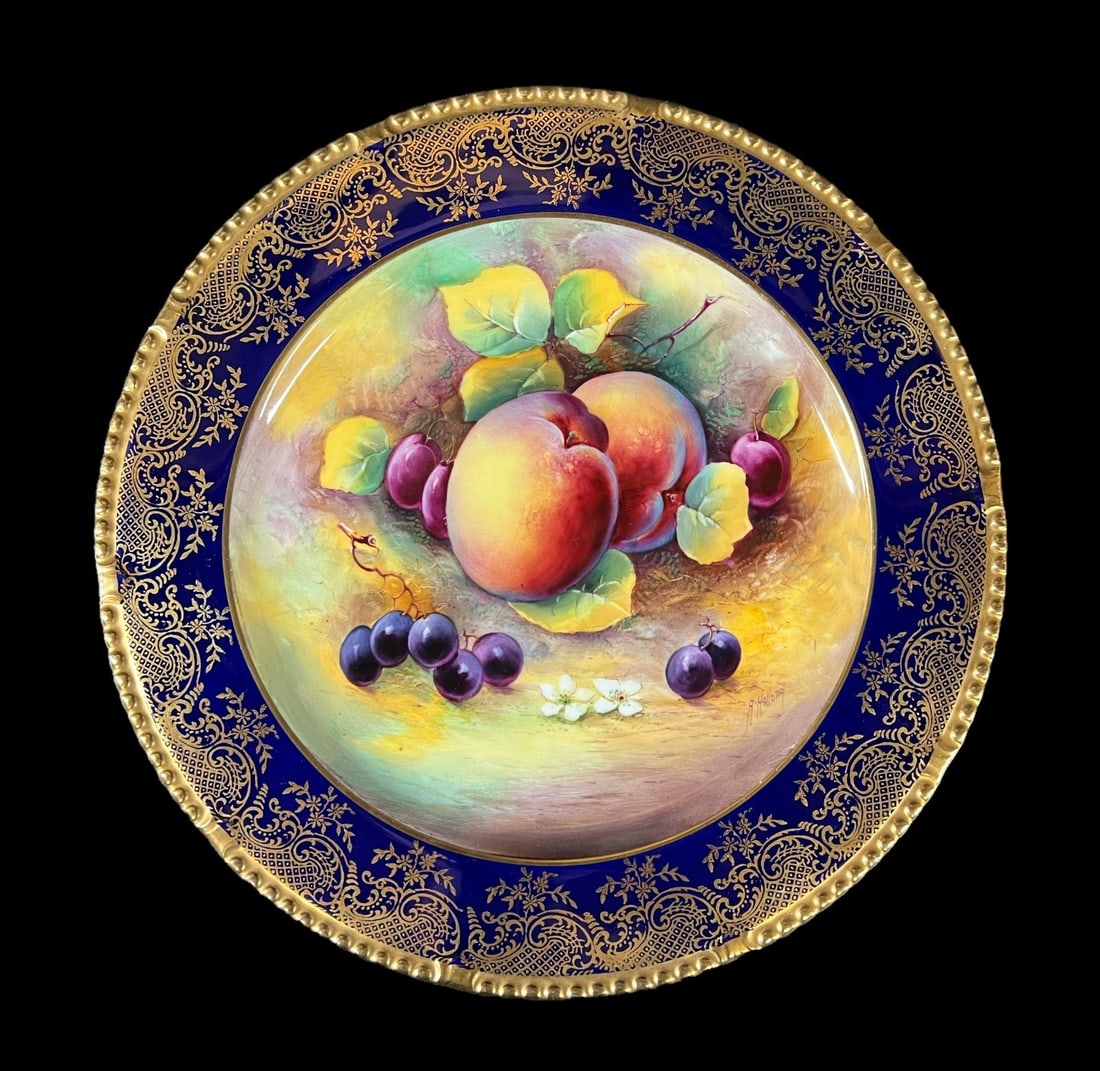 Paragon Bone China Dinner Plate GOLDEN HARVEST Hand painted (1 of 6)