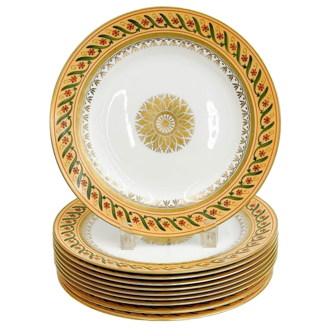 10 Tiffany Le Tallec Private Stock Porcelain 9.1 inch Salad Plates in Directoir (1 of 6)