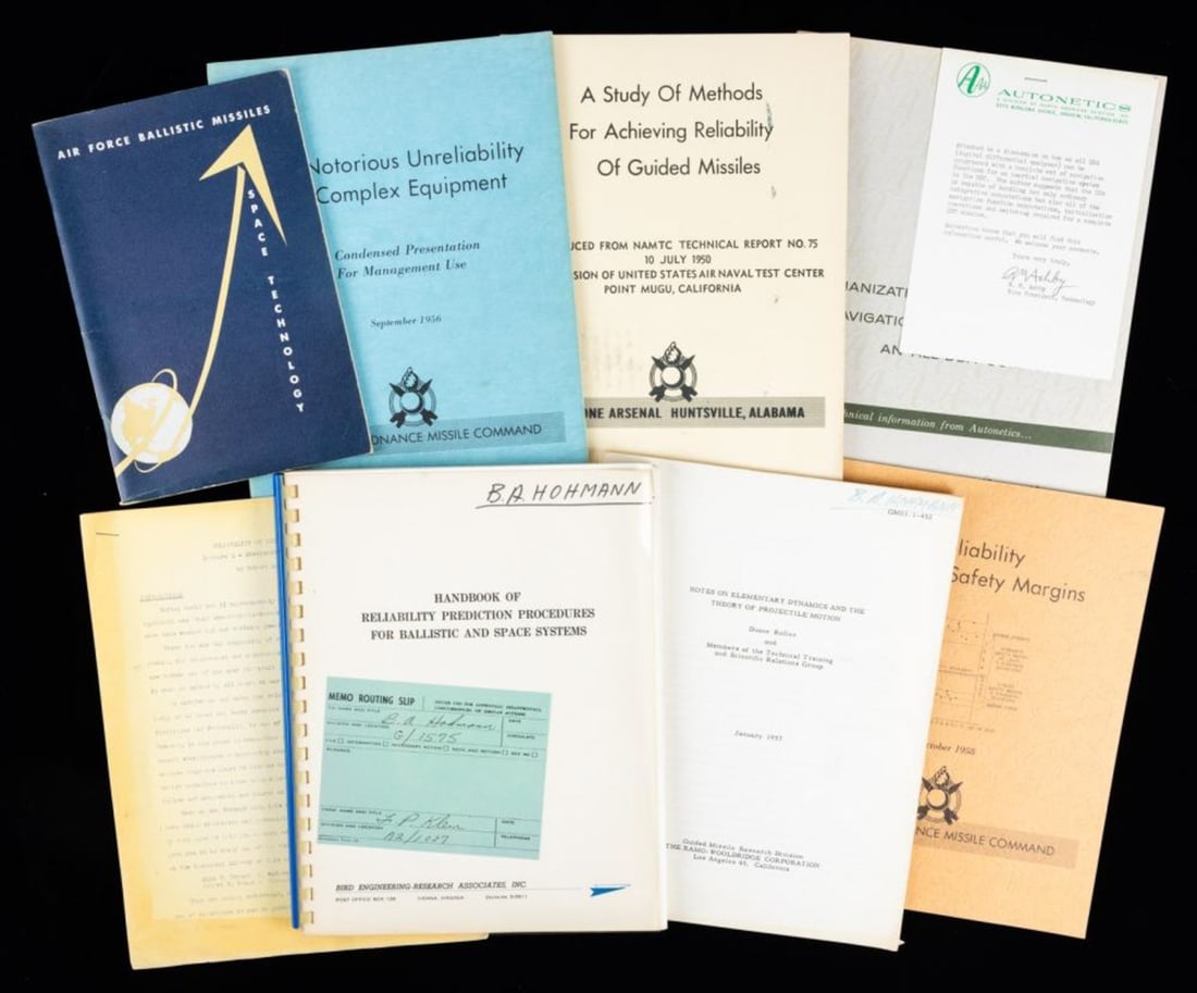 27pc Publications Air Force Missile Testing Research Bernard Hohmann Collection (1 of 1)