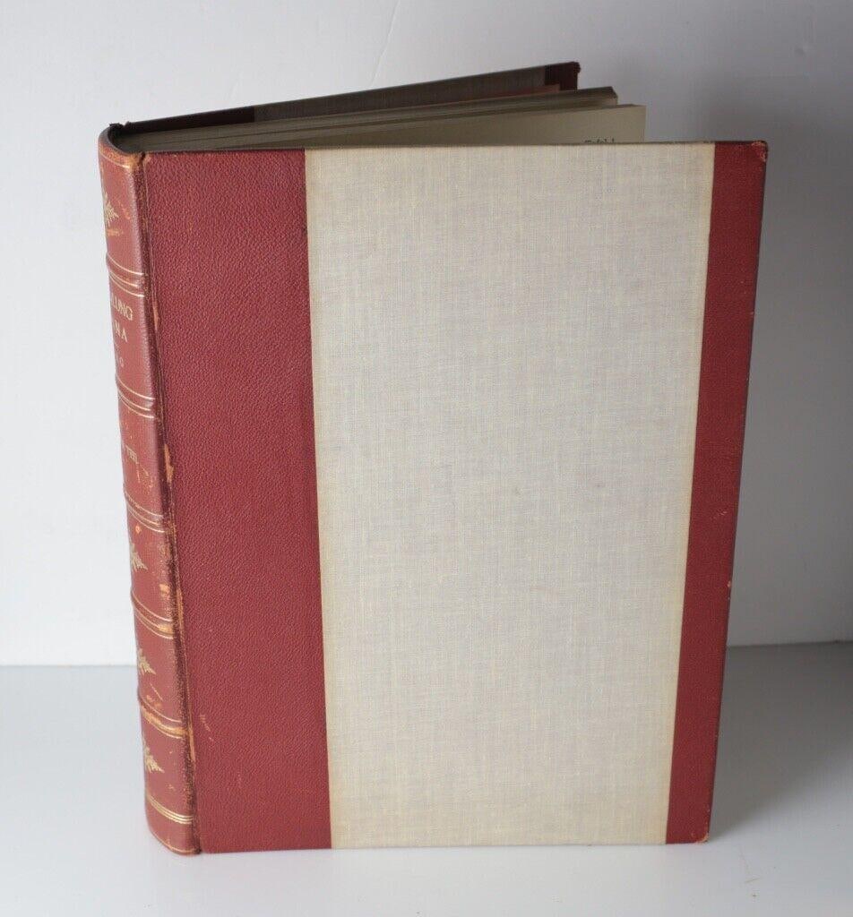 Sammlung des Freiherrn Adalbert von Lanna, Prag Erster Teil 110 photoprints 1909: Sammlung des Freiherrn Adalbert von Lanna, Prag. Erster Teil. Published Berlin: Rudolph Lepke's Kunst-Auctions-Haus. 1909. 110 photoprints. Half red leather boards on buff colored cloth. 8.5lbs Approx