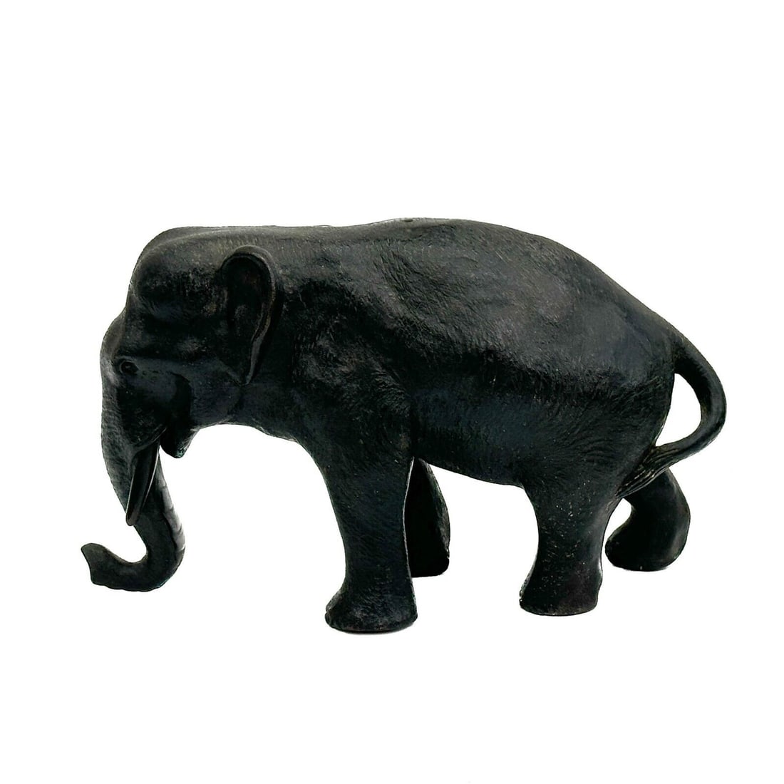 Japanese Bronze Okimono Sculpture Elephant Meiji period (1 of 6)