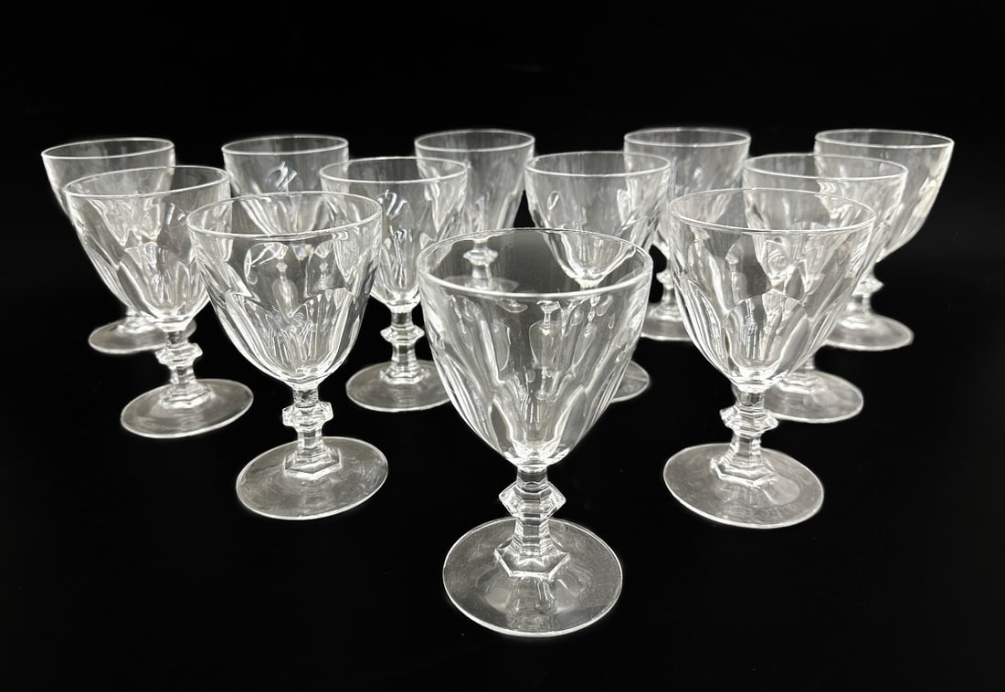 12 Cristal D'Arques Durand Claret Wine Glass Goblets in Rambouillet (1 of 5)
