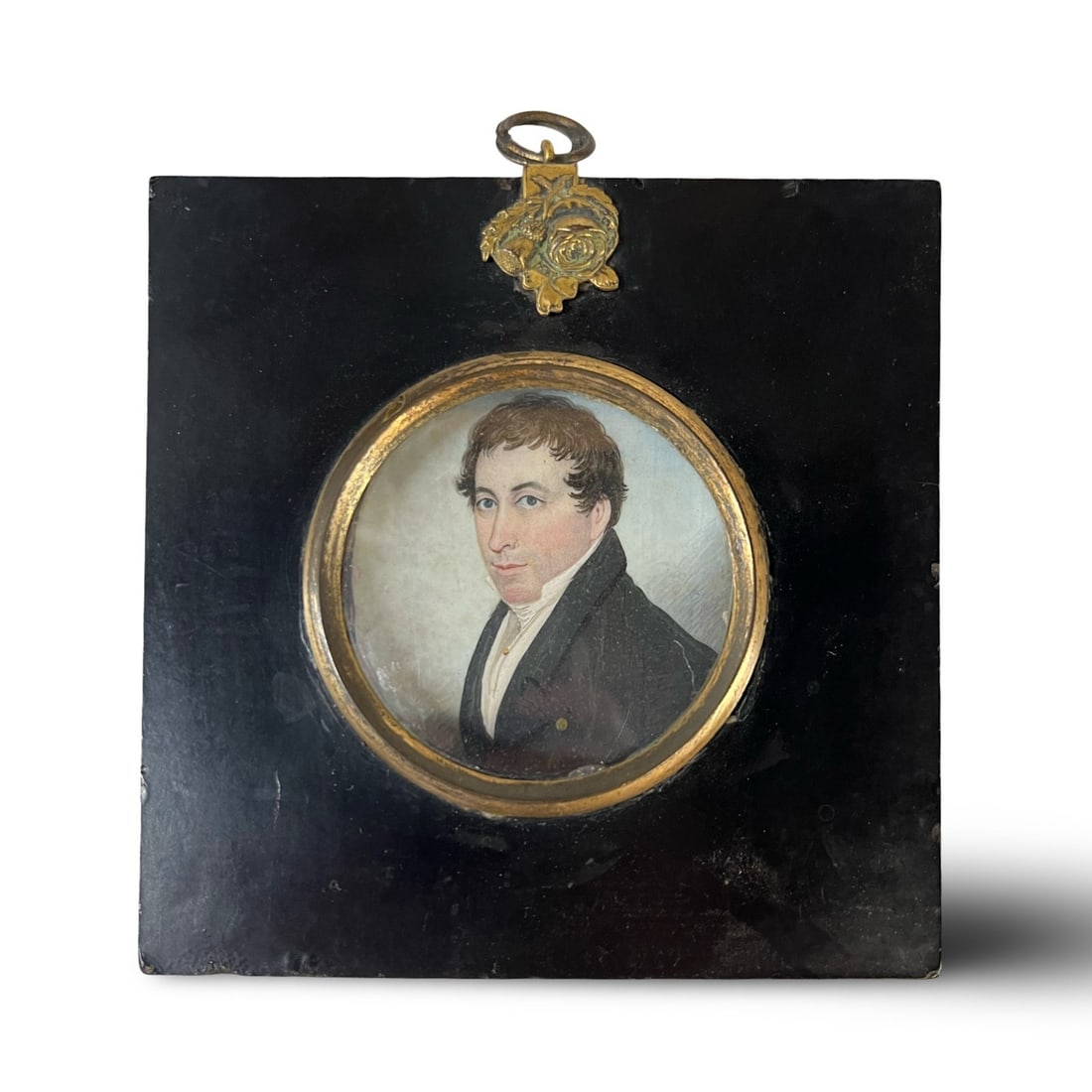 18th/19th century English Hand Painted Portrait Miniature Gentleman (1 of 5)