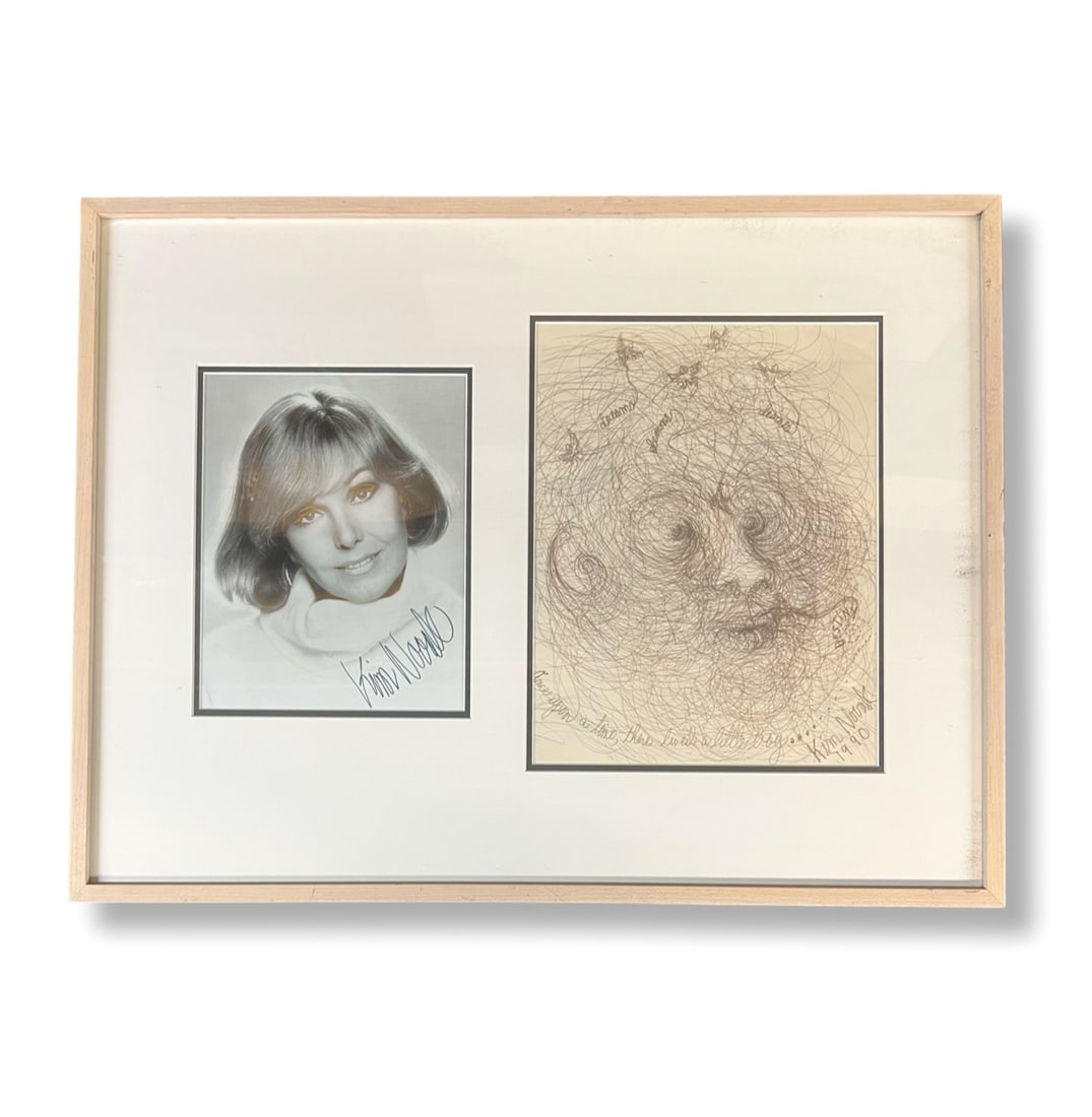 Kim Novak Autograph Photo and Drawing c1990 (1 of 11)
