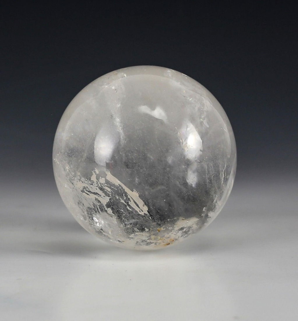 Polished Rock Crystal Sphere 2.75 in diameter (1 of 3)