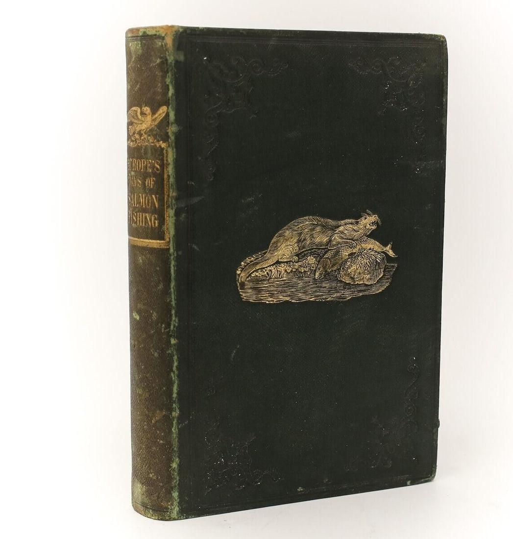 William Scrope Days And Nights Of Salmon Fishing John Murray 1843 1st Ed: Scrope, William 'Days And Nights Of Salmon Fishing In The River Tweed, With A Short Account Of The Natural History And Habits Of The Salmon'. John Murray, 1843. 1st Edition hardback book. 298 pages, a