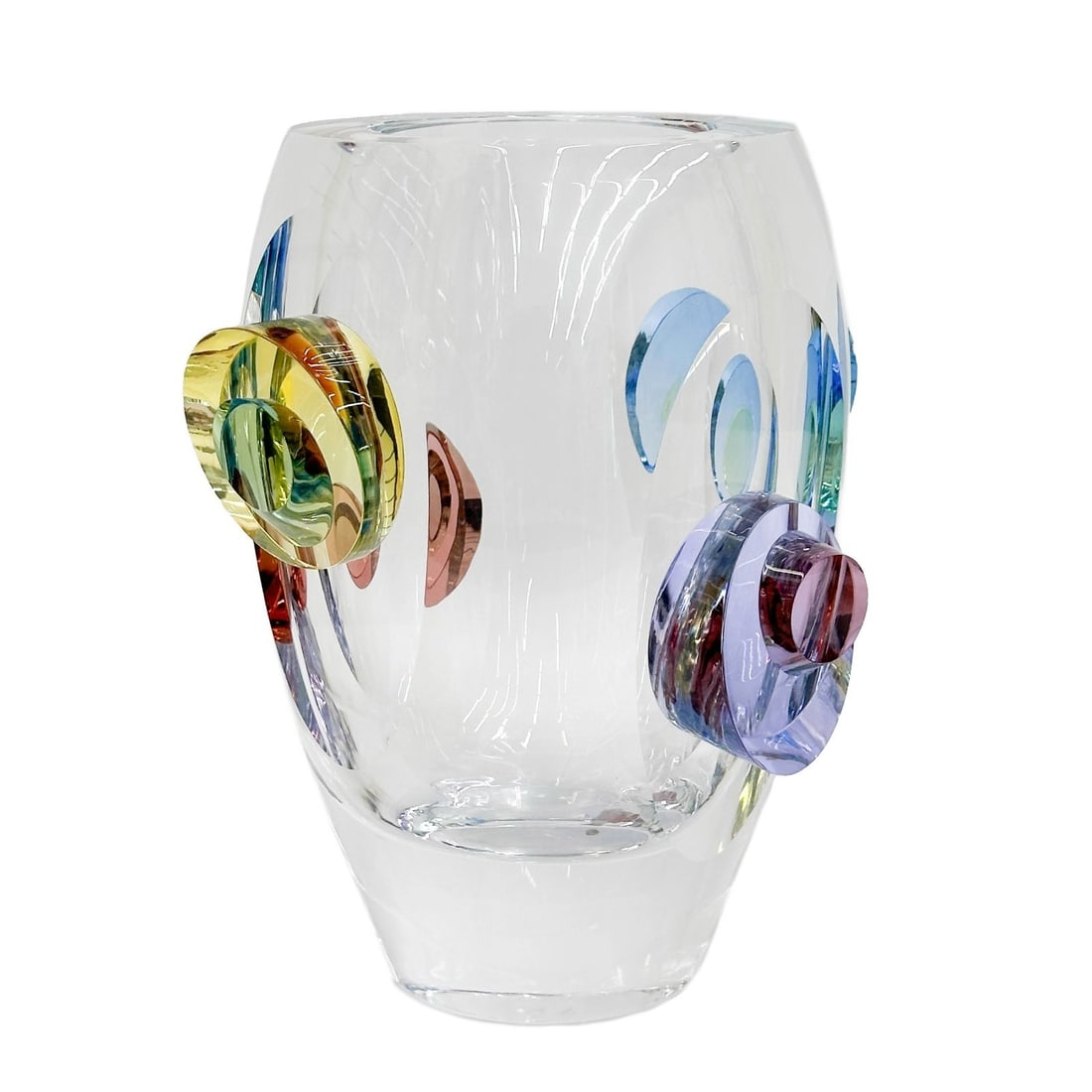 Rene Roubicek for Moser Czech Galaxy Multicolor Art Glass Vase Ltd Ed/30 (1 of 11)