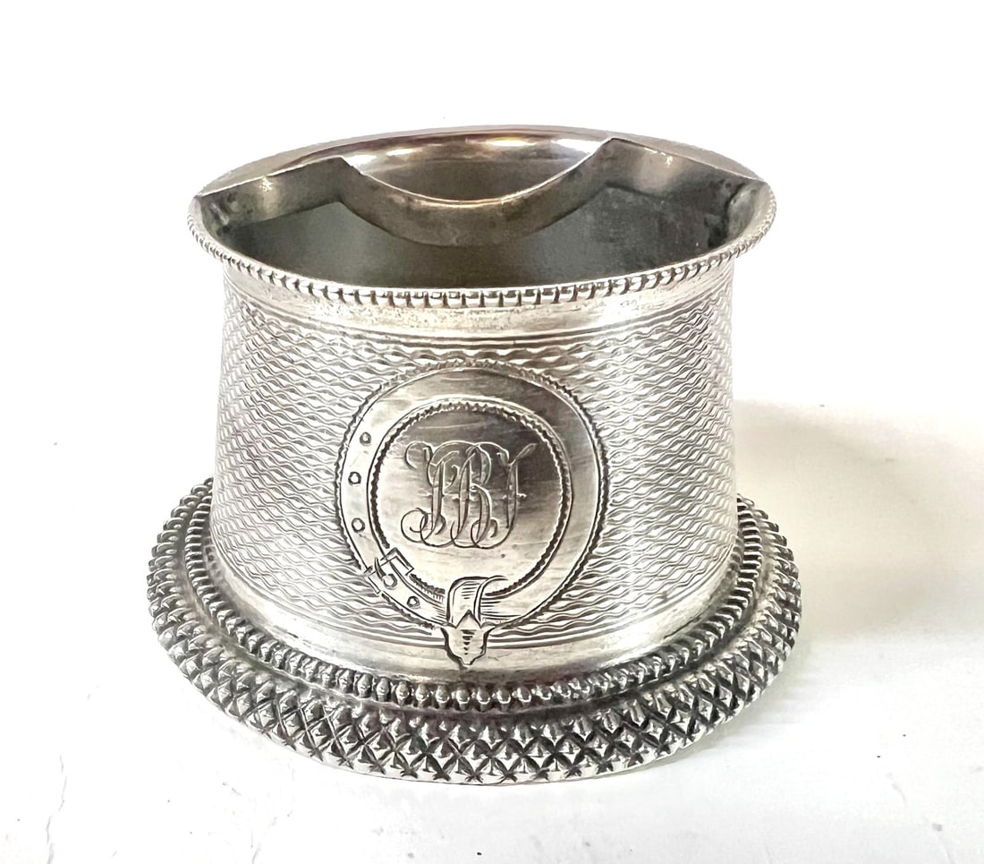 Wilkens 12 Loth 750 Silver Cigar Rest Ashtray 19th Century Germany (1 of 7)