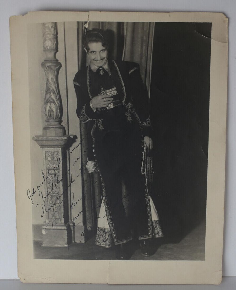 Rare Roy D'Arcy Autographed Photograph signed and inscribed c1920-30 10x13" (1 of 3)
