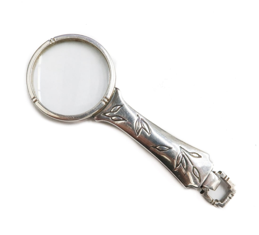 Tiffany & Co. Sterling Silver Miniature Magnifying Glass Leaves (1 of 6)